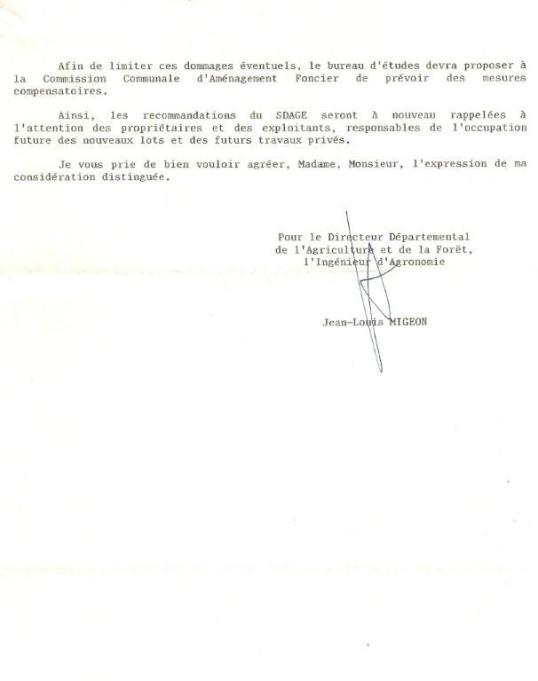 réponse migeon suite