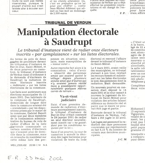 7-article sur E.R. du 23 05 2002 (3)
